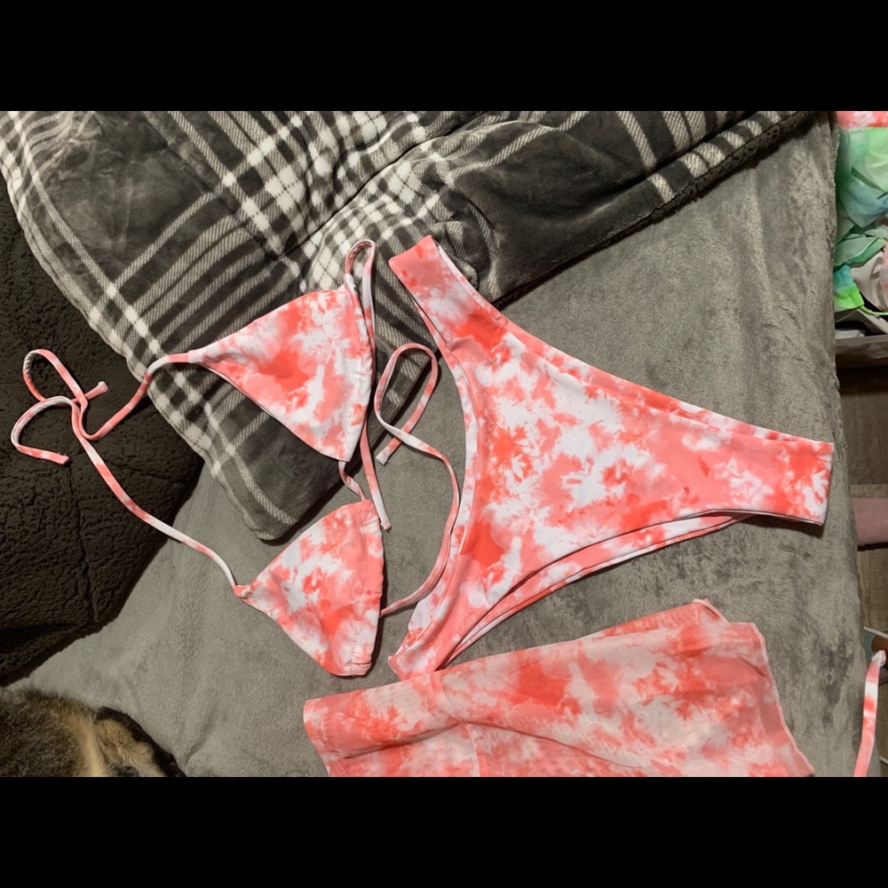 3 piece bathing suite set